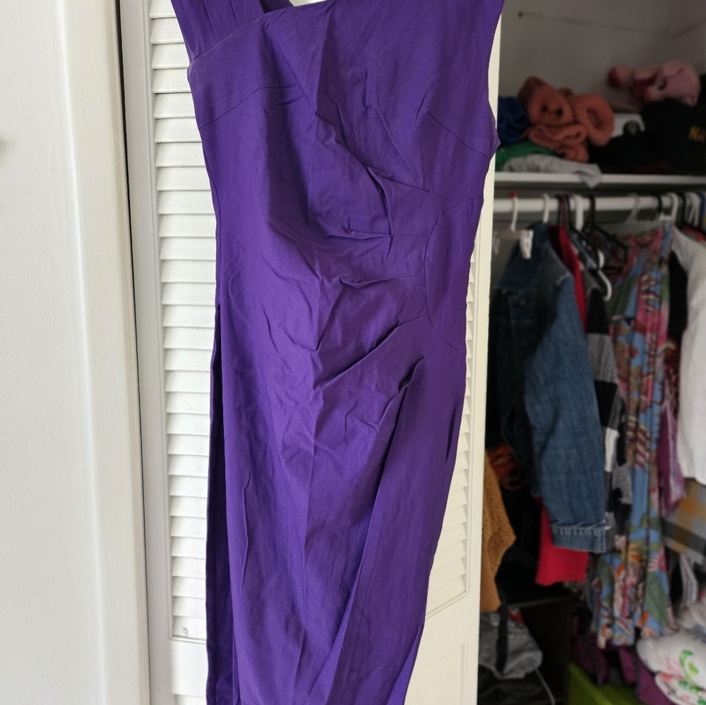 Purple dress